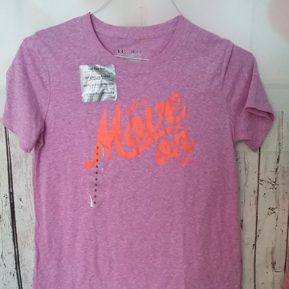New Under Armour cut me t-shirt size SM/P/P purple - Picture 1 of 4